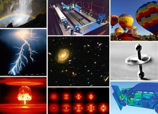 Collage of Physics Photos
